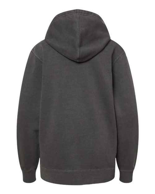 Youth Midweight Pigment-Dyed Hooded Sweatshirt - Image 9