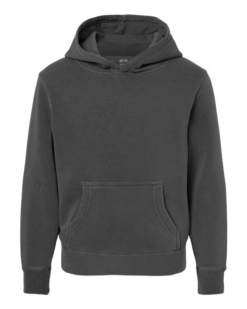 Youth Midweight Pigment-Dyed Hooded Sweatshirt - Image 8