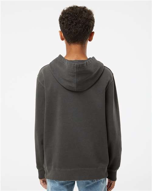Youth Midweight Pigment-Dyed Hooded Sweatshirt - Image 13