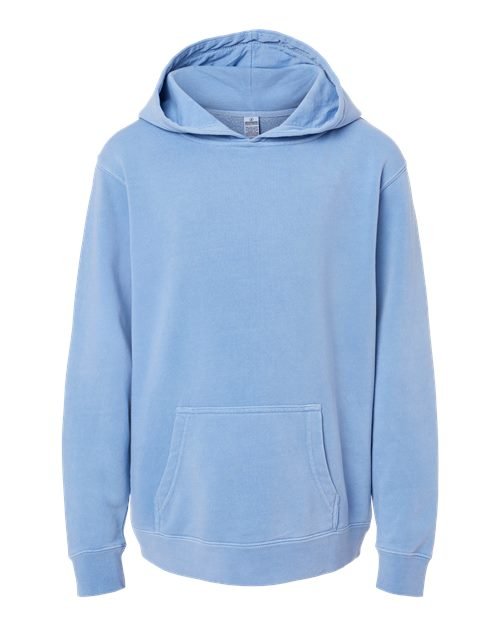 Youth Midweight Pigment-Dyed Hooded Sweatshirt - Image 14