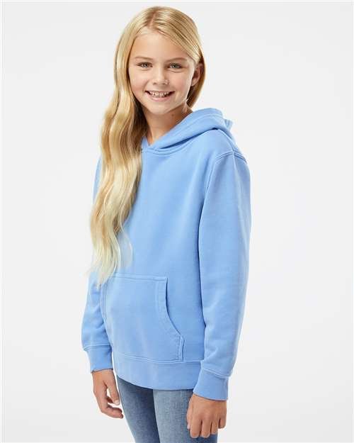 Youth Midweight Pigment-Dyed Hooded Sweatshirt - Image 18