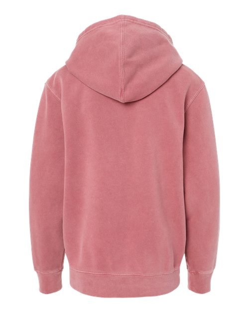 Youth Midweight Pigment-Dyed Hooded Sweatshirt - Image 21