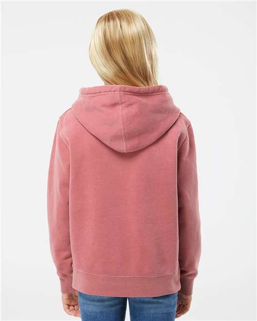 Youth Midweight Pigment-Dyed Hooded Sweatshirt - Image 25