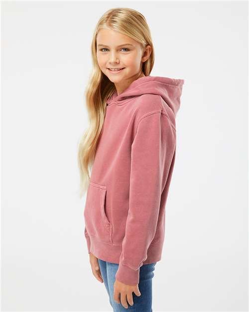 Youth Midweight Pigment-Dyed Hooded Sweatshirt - Image 24
