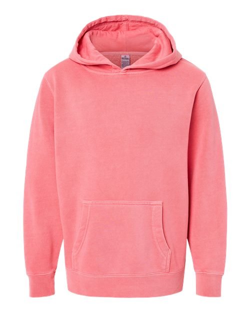 Youth Midweight Pigment-Dyed Hooded Sweatshirt - Image 32