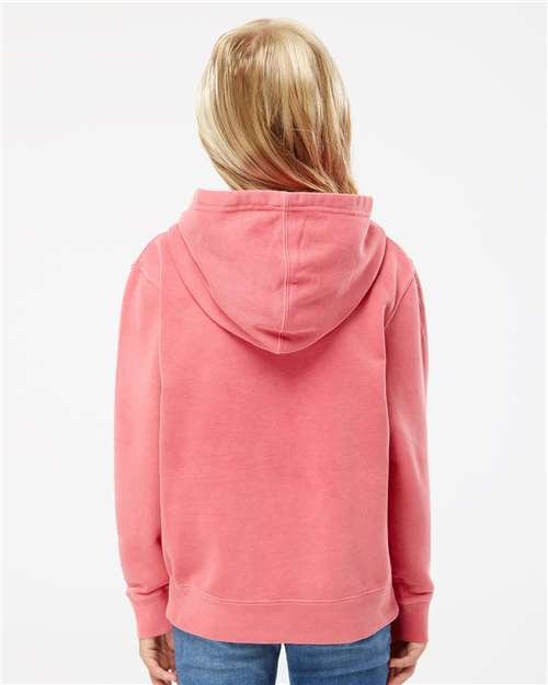 Youth Midweight Pigment-Dyed Hooded Sweatshirt - Image 37
