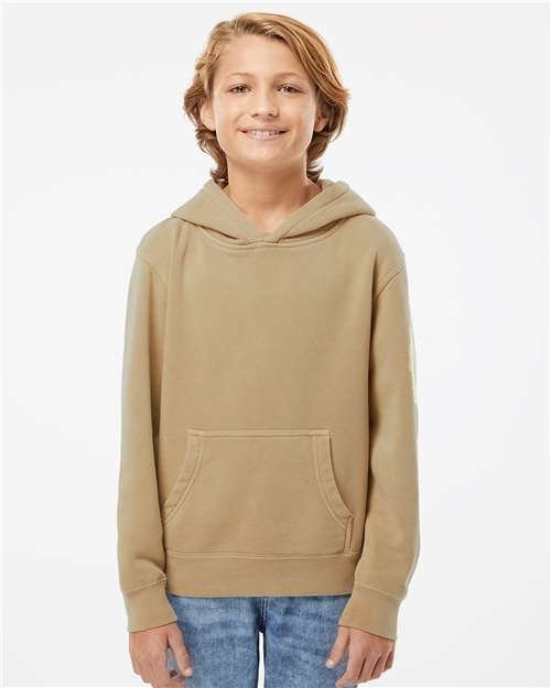 Youth Midweight Pigment-Dyed Hooded Sweatshirt - Image 41