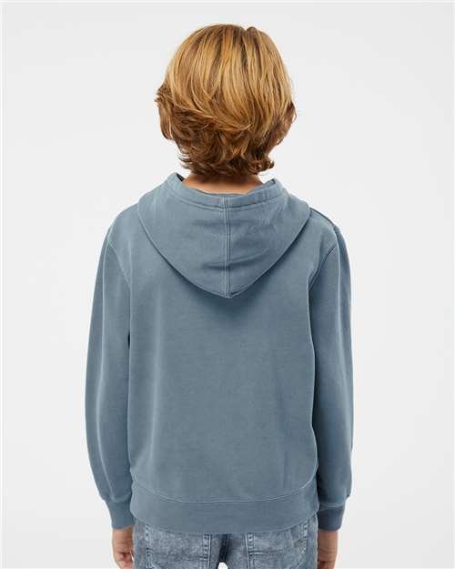 Youth Midweight Pigment-Dyed Hooded Sweatshirt - Image 49