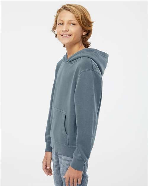Youth Midweight Pigment-Dyed Hooded Sweatshirt - Image 48
