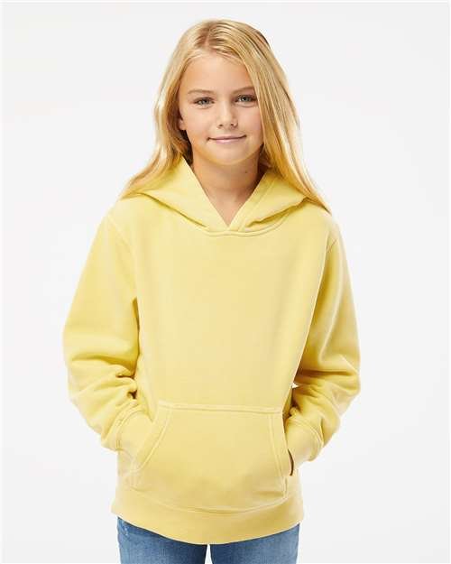 Youth Midweight Pigment-Dyed Hooded Sweatshirt - Image 53