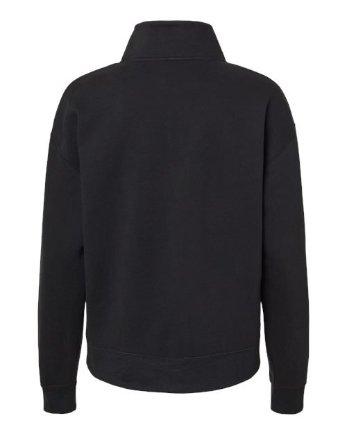 Women's Sueded Fleece Quarter-Zip Sweatshirt - Image 2