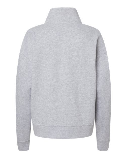 Women's Sueded Fleece Quarter-Zip Sweatshirt - Image 9