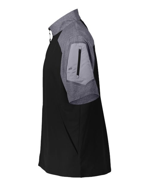 Unisex Raider Short Sleeve Quarter-Zip Pullover - Image 3