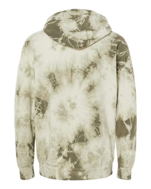 Unisex Midweight Tie-Dyed Hooded Sweatshirt - Image 33
