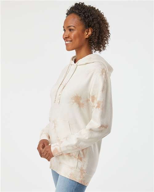 Unisex Midweight Tie-Dyed Hooded Sweatshirt - Image 24