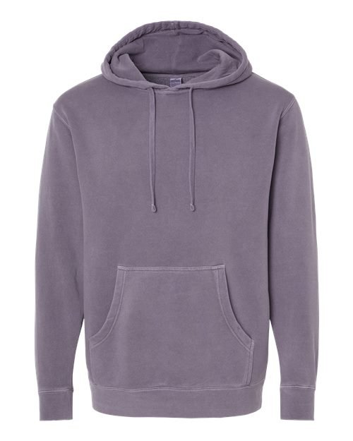 Unisex Midweight Pigment-Dyed Hooded Sweatshirt - Image 71