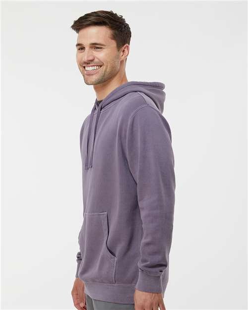 Unisex Midweight Pigment-Dyed Hooded Sweatshirt - Image 75