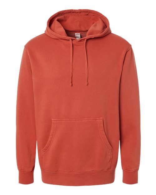 Unisex Midweight Pigment-Dyed Hooded Sweatshirt - Image 8
