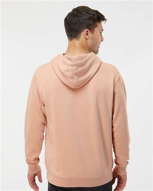 Unisex Midweight Pigment-Dyed Hooded Sweatshirt - Image 40