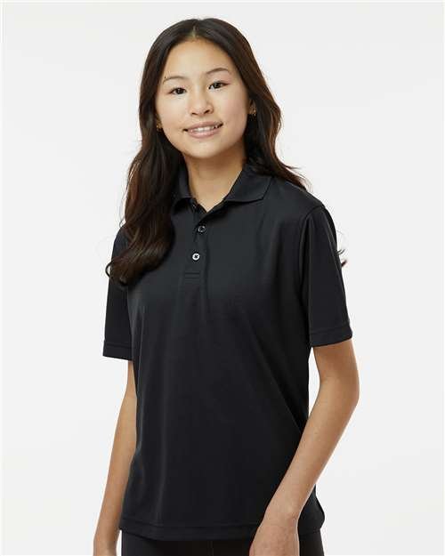 Youth Saratoga Performance Mini Mesh Polo - Image 8