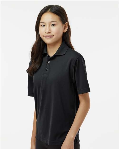 Youth Saratoga Performance Mini Mesh Polo - Image 9