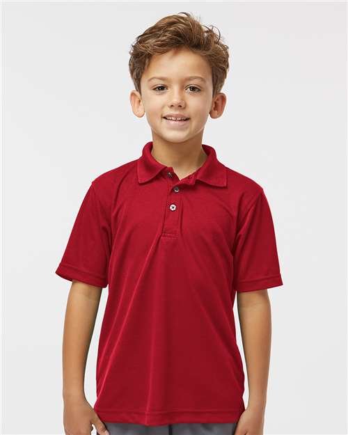 Youth Saratoga Performance Mini Mesh Polo - Image 38