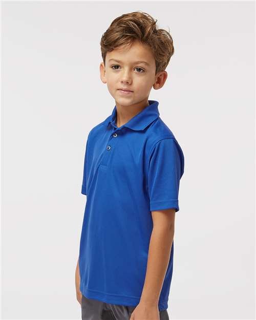 Youth Saratoga Performance Mini Mesh Polo - Image 45