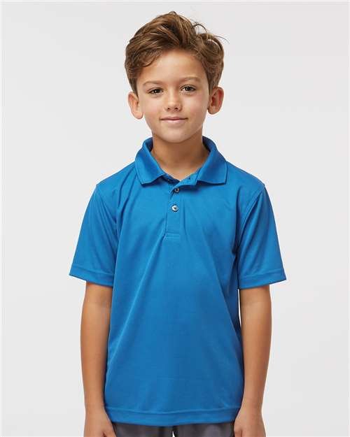 Youth Saratoga Performance Mini Mesh Polo - Image 50