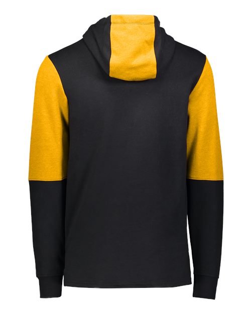 Men's All-American Team Fleece Colorblocked Hooded Sweatshirt - Image 2