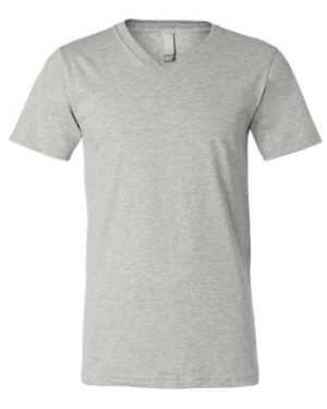 Alternative view of Unisex Heather CVC V-Neck Tee