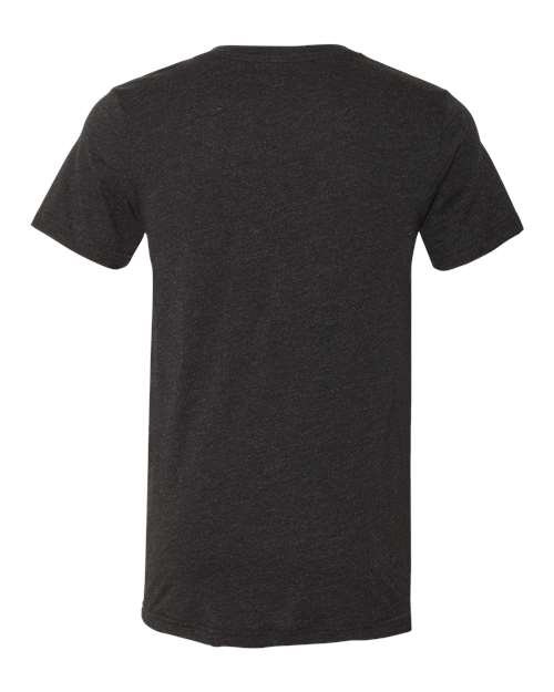 Unisex Heather CVC V-Neck Tee - Image 6