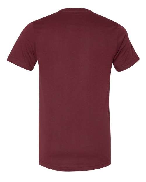 Unisex Heather CVC V-Neck Tee - Image 18