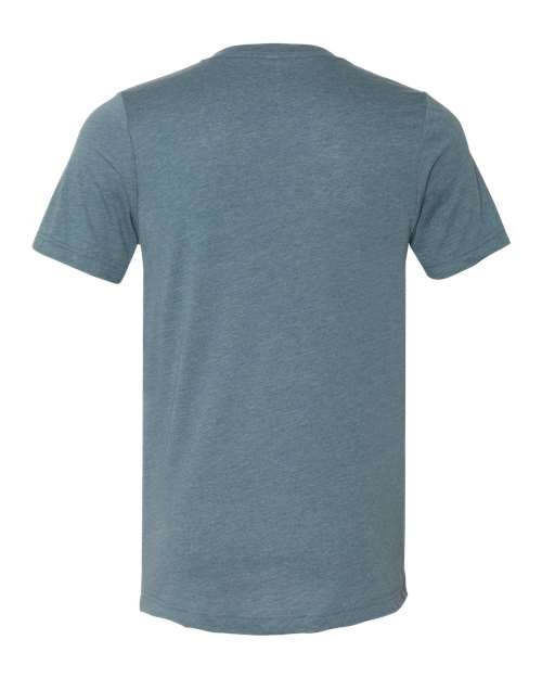 Unisex Heather CVC V-Neck Tee - Image 58