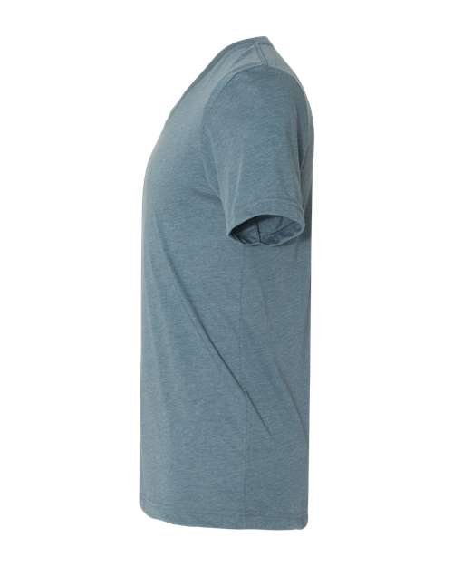 Unisex Heather CVC V-Neck Tee - Image 59