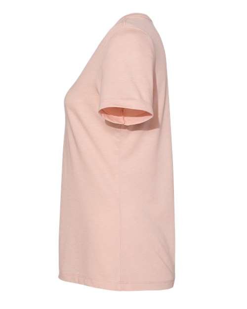 Women's Relaxed Heather CVC V-Neck Tee - Image 35