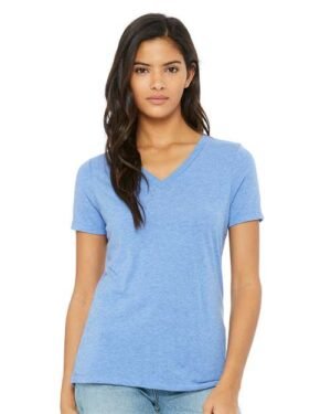 Alternative view of Women's Relaxed Triblend V-Neck Tee