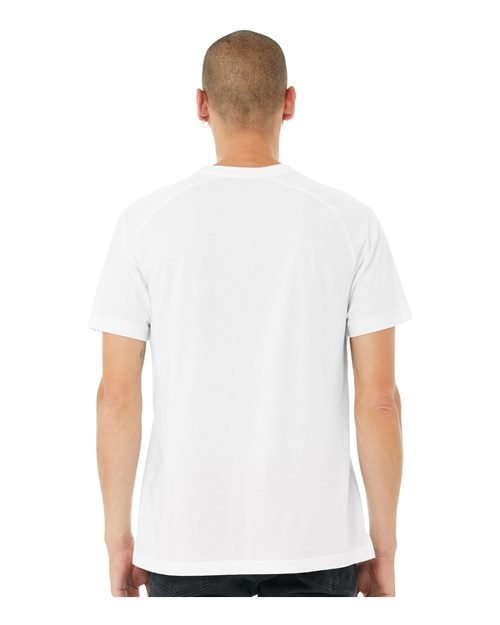 Men's Heather CVC Raglan Tee - Image 53