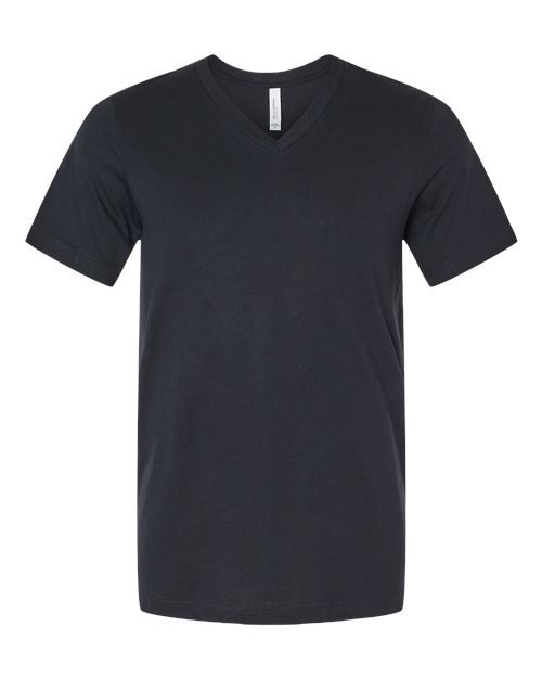 Unisex Heather CVC V-Neck Tee - Image 84