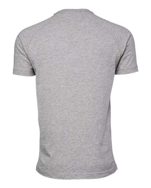 Men's Heather CVC Raglan Tee - Image 3