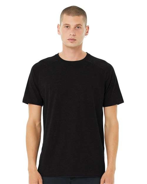 Men's Heather CVC Raglan Tee - Image 8