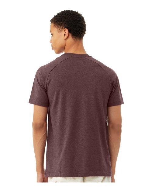 Men's Heather CVC Raglan Tee - Image 28