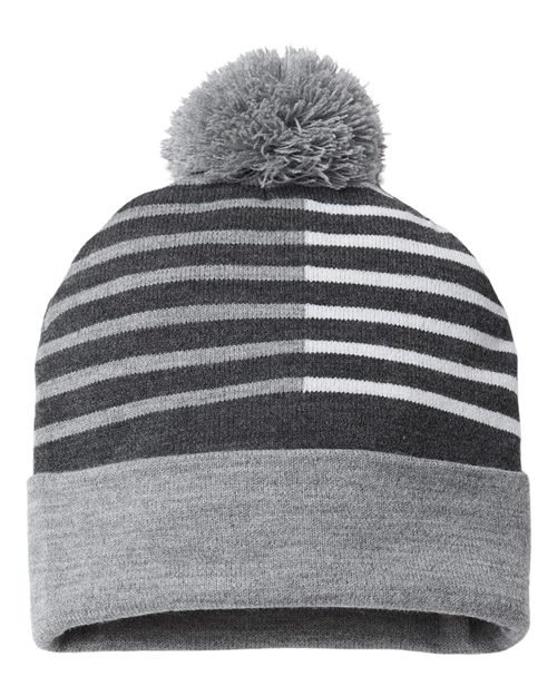 USA-Made Half Color Beanie - Image 6