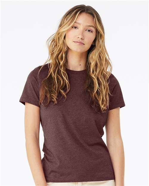 Women’s Relaxed Fit Heather CVC Tee - Image 66