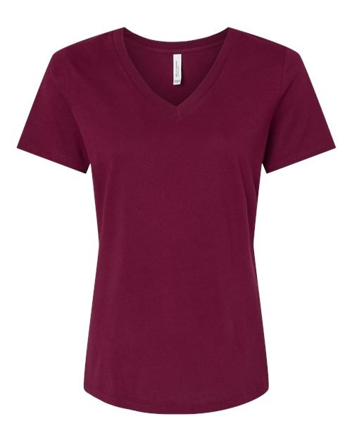 Women’s Relaxed Jersey V-Neck Tee - Image 21