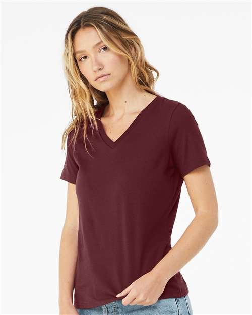 Women’s Relaxed Jersey V-Neck Tee - Image 25