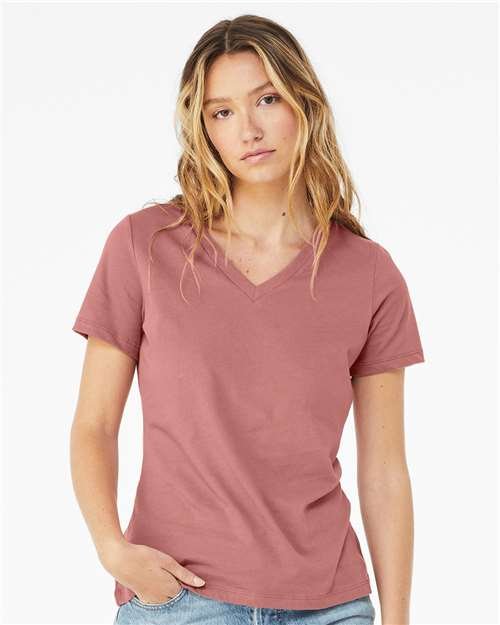 Women’s Relaxed Jersey V-Neck Tee - Image 30