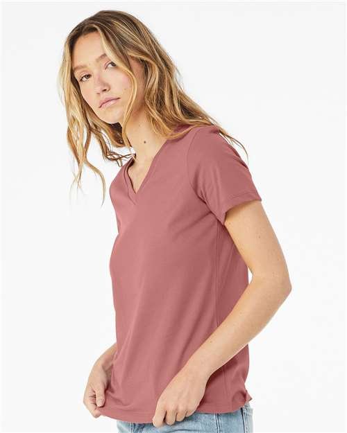 Women’s Relaxed Jersey V-Neck Tee - Image 31