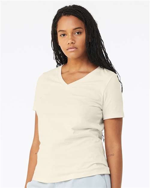Women’s Relaxed Jersey V-Neck Tee - Image 49