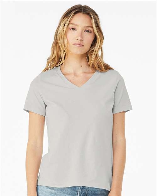Women’s Relaxed Jersey V-Neck Tee - Image 63
