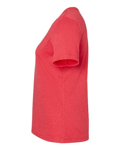 Women's Relaxed Heather CVC V-Neck Tee - Image 41